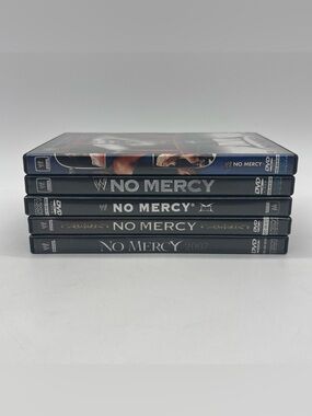 Lot of 5 WWE No Mercy 2003, 2004, 2005, 2006, 2007 DVD Bundle